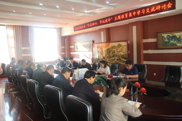 隴運(yùn)集團(tuán)公司召開“不忘初心、牢記使命”主題教育集中學(xué)習(xí)交流研討會