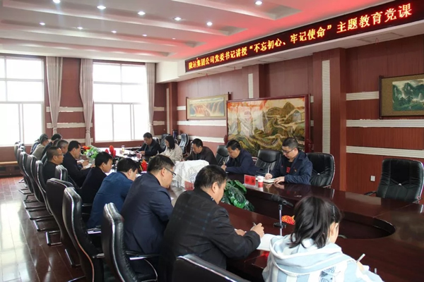 隴運(yùn)集團(tuán)公司召開“不忘初心、牢記使命”主題教育專題黨課